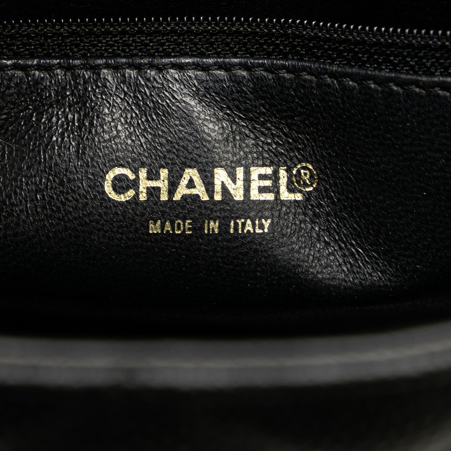 Black Chanel Caviar Medallion Tote