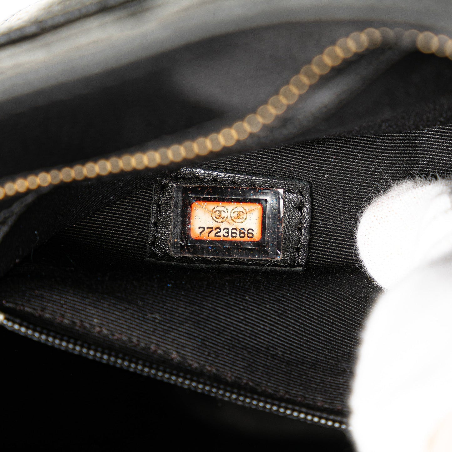 Black Chanel Caviar Medallion Tote