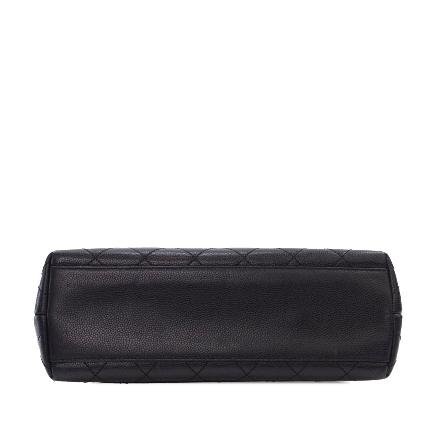 Black Chanel Caviar Kelly Top Handle Bag