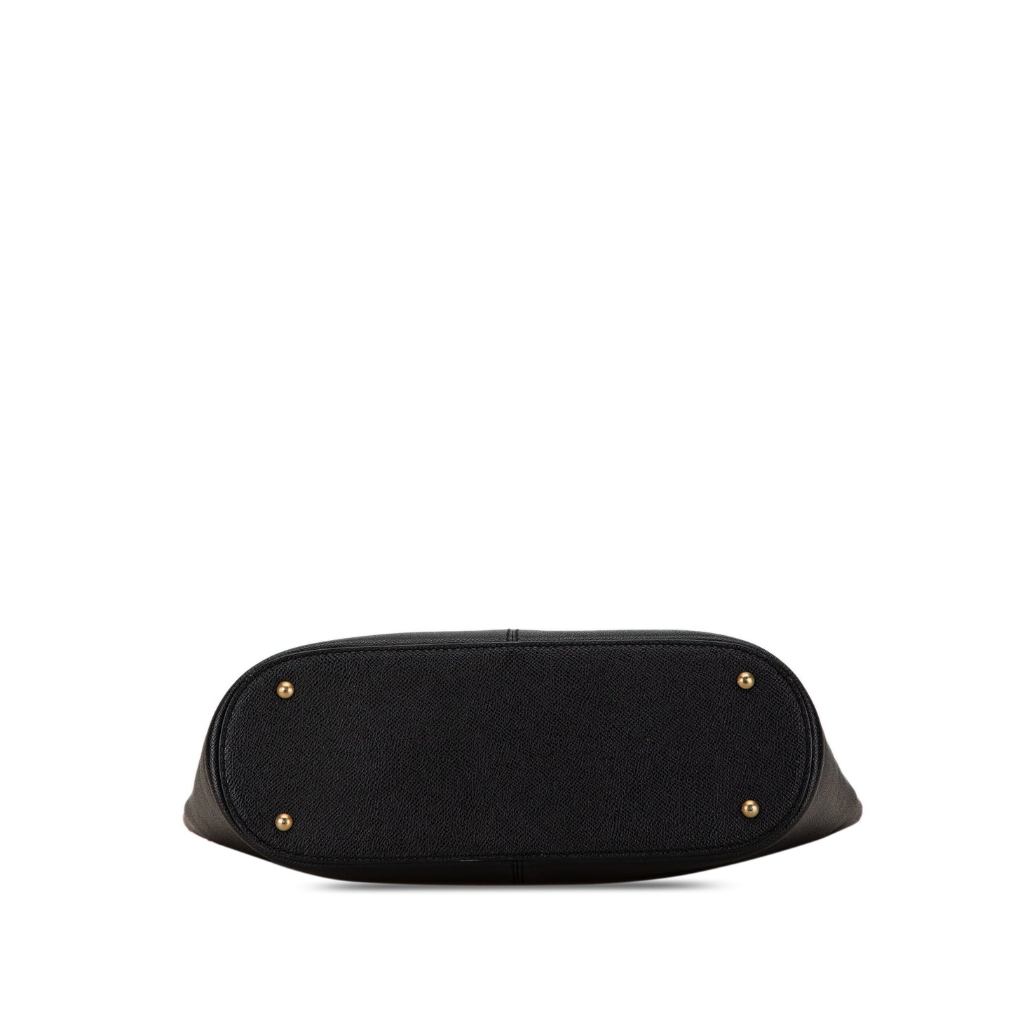 Black Chanel Caviar Tortoise Top Handle Tote