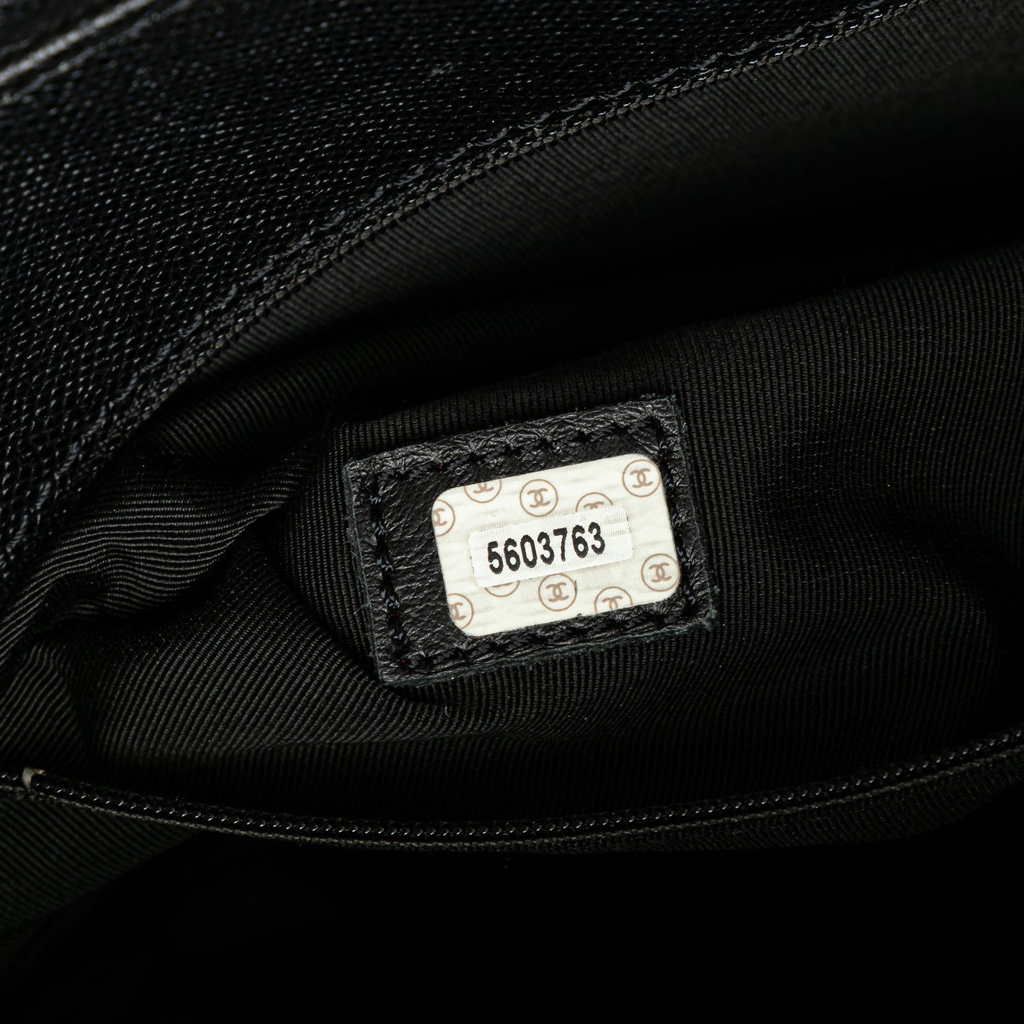 Black Chanel Caviar Tortoise Top Handle Tote