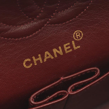 Black Chanel Small Classic Lambskin Double Flap Shoulder Bag