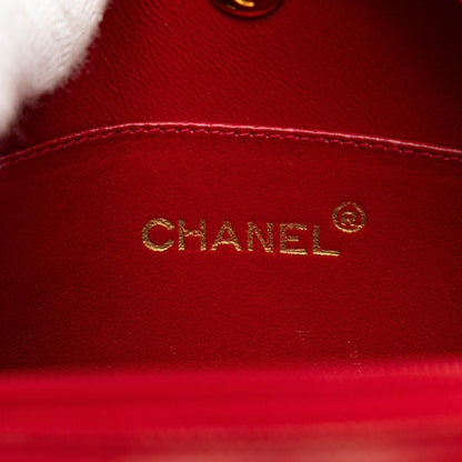 Chanel Sac Quilted Lambskin Half Moon Chain Shoulder Bag