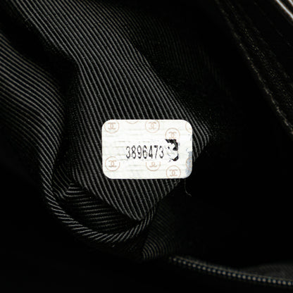 Black Chanel CC Lambskin Chain Tote