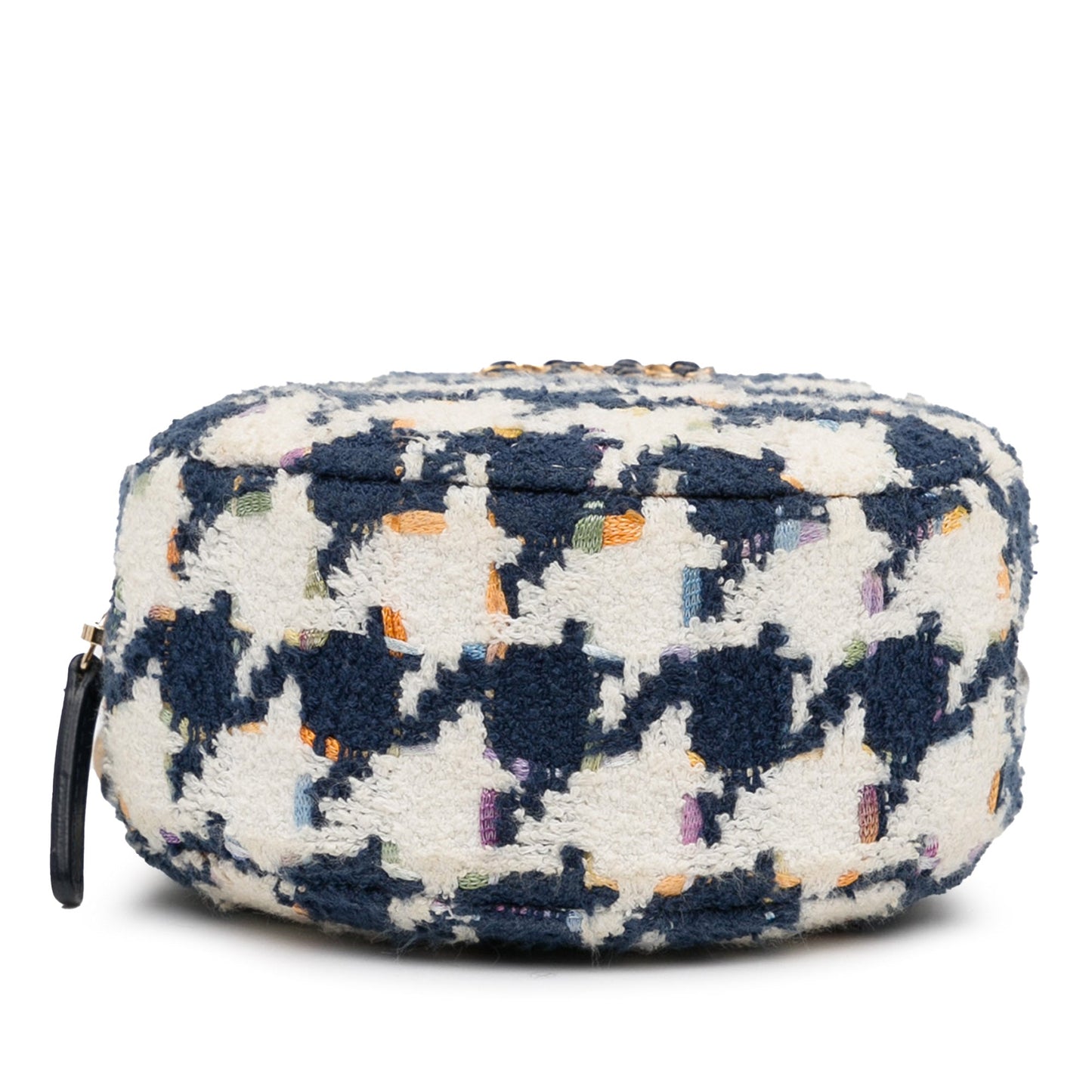 Chanel Sac Tweed 19 Round Clutch with Chain