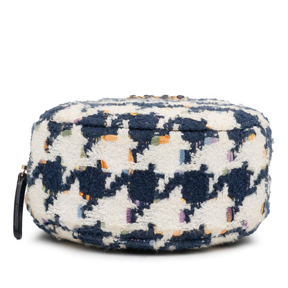 Chanel Sac Tweed 19 Round Clutch with Chain