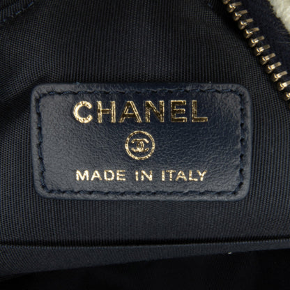 Chanel Sac Tweed 19 Round Clutch with Chain
