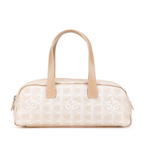 Beige Chanel New Travel Line Handbag