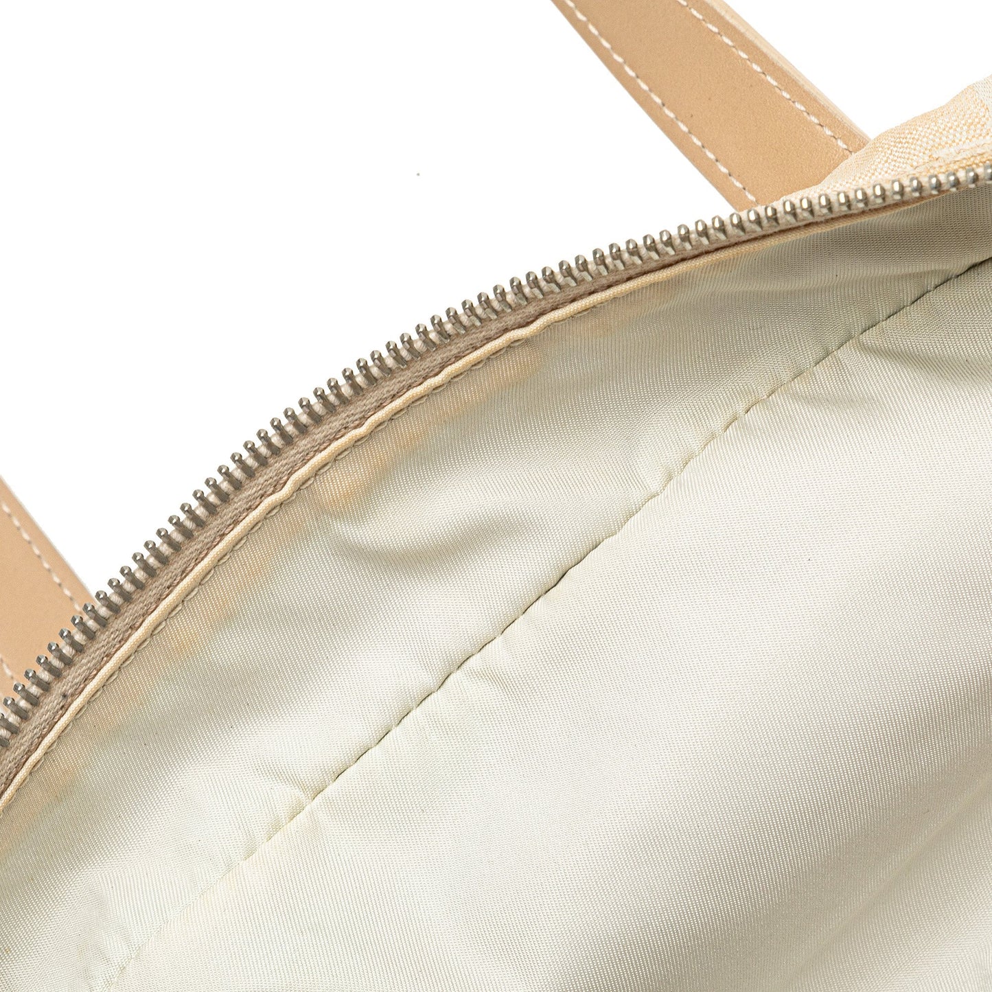 Beige Chanel New Travel Line Handbag