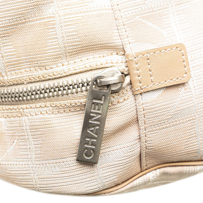 Beige Chanel New Travel Line Handbag