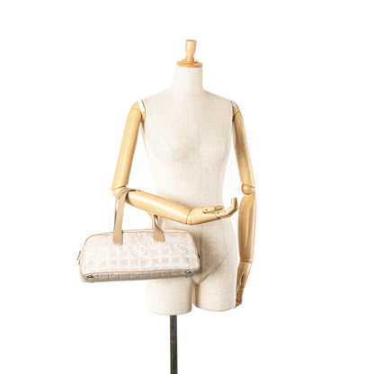 Beige Chanel New Travel Line Handbag