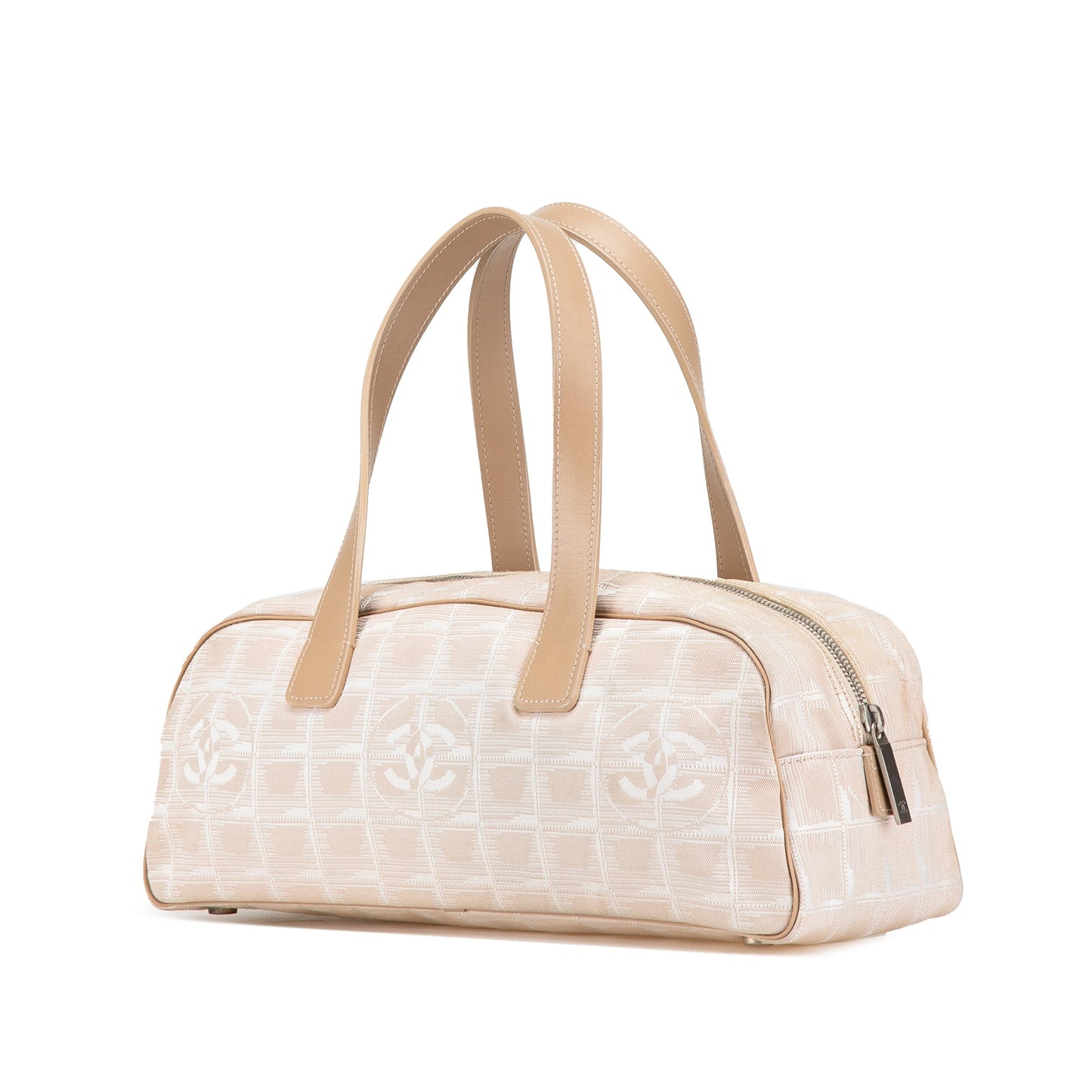 Beige Chanel New Travel Line Handbag