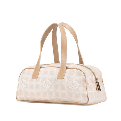 Beige Chanel New Travel Line Handbag