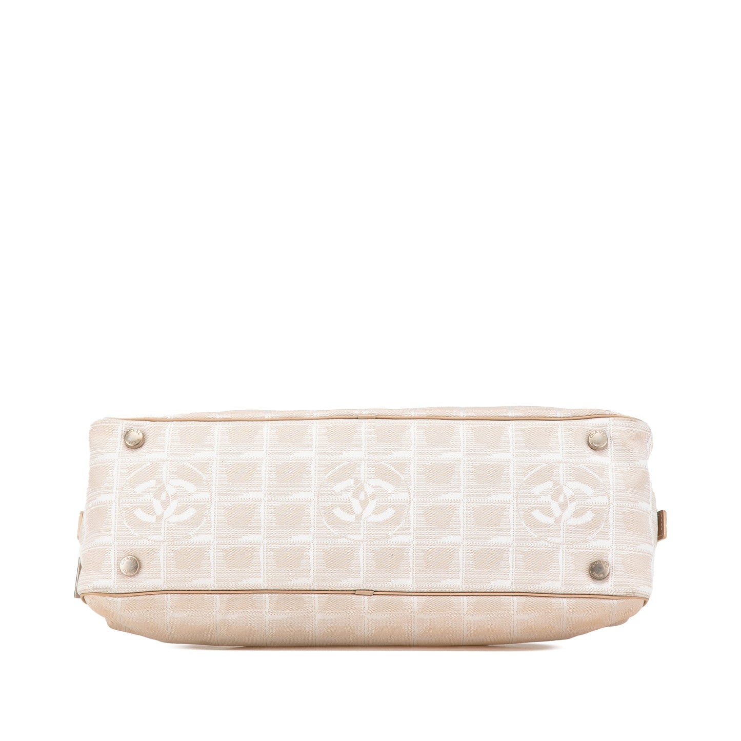 Beige Chanel New Travel Line Handbag