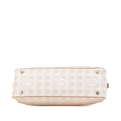 Beige Chanel New Travel Line Handbag