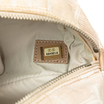 Beige Chanel New Travel Line Handbag
