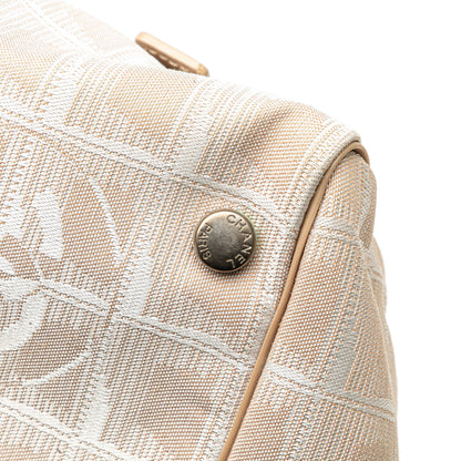 Beige Chanel New Travel Line Handbag