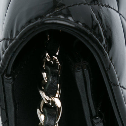 Chanel Sac Quilted Patent Reissue 2.55 Wallet on Chain