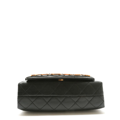 CHANEL 2020 Medium Enchained Flap Bag-Black