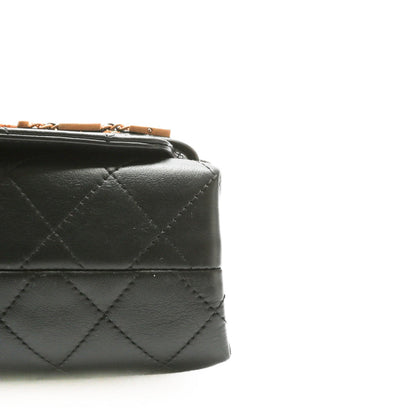 CHANEL 2020 Medium Enchained Flap Bag-Black