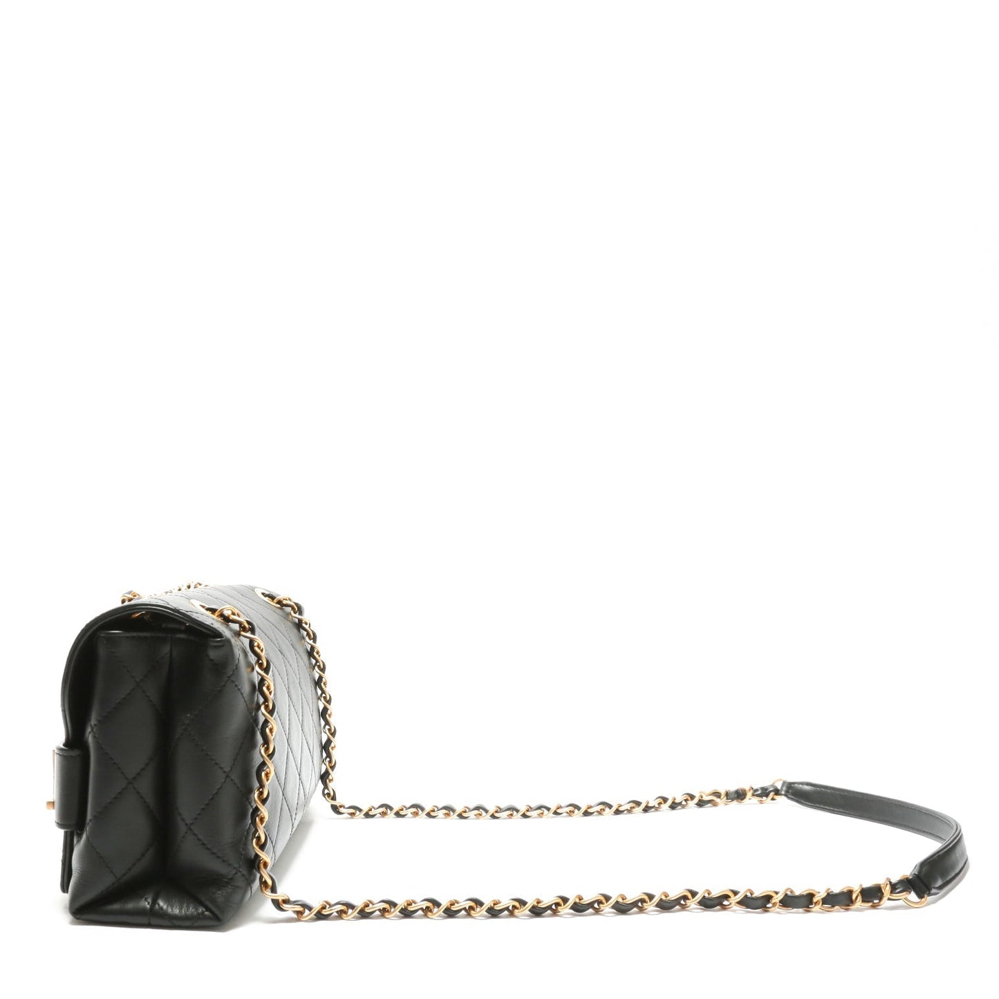 CHANEL 2020 Medium Enchained Flap Bag-Black