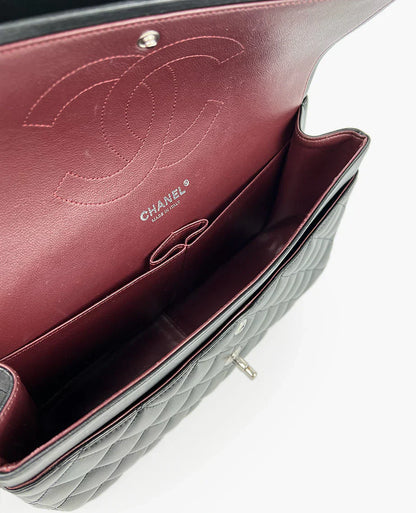 Chanel Sac Timeless / Classique Jumbo en cuir noir