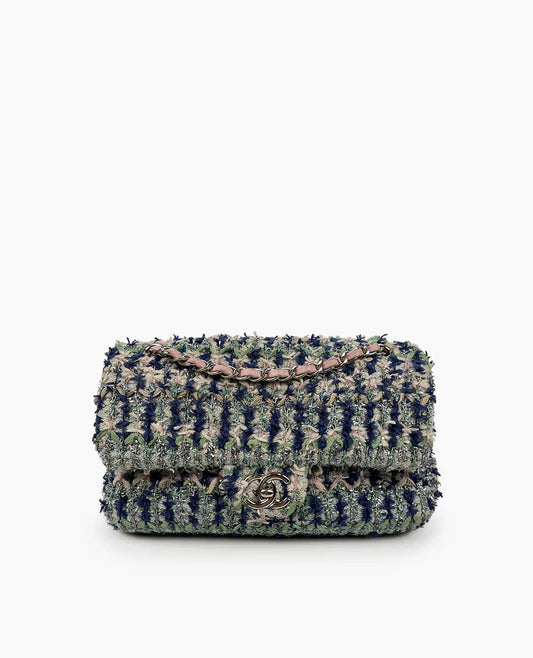 Chanel Sac Flap en tweed multicolore
