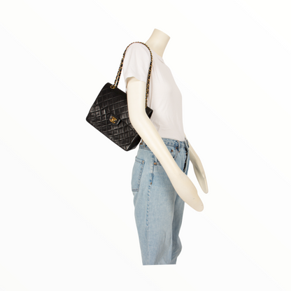 Chanel vintage leather quilted CC bag - 2004