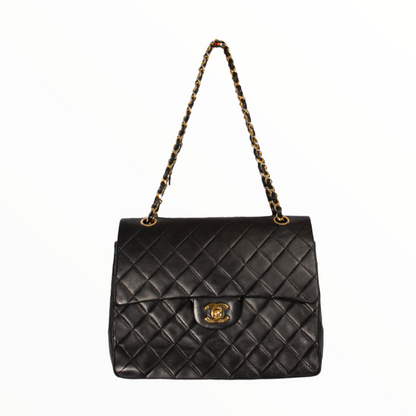 Chanel vintage leather quilted CC bag - 2004