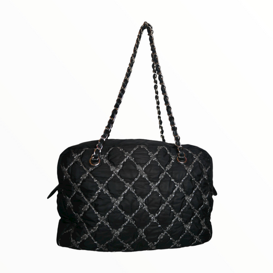 Chanel black puff bag - 2000s