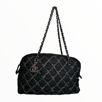 Chanel black puff bag - 2000s