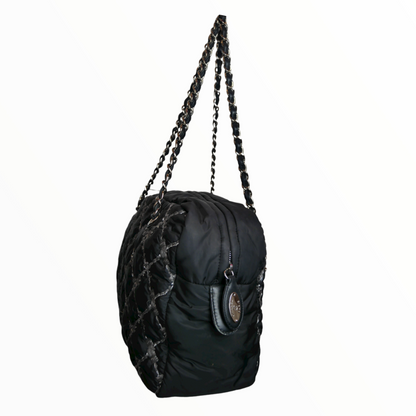 Chanel black puff bag - 2000s