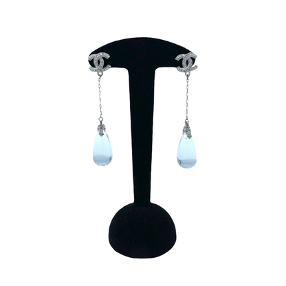 Chanel water drops pendant earrings - 2010s