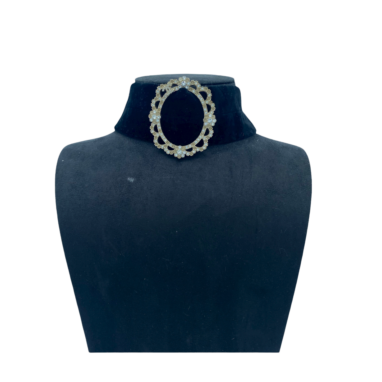 Chanel velvet choker necklace - 2010s