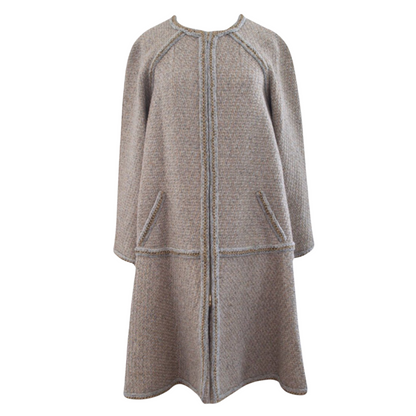 Chanel tweed long coat - M - Mtiers d'art Paris New York 2018-2019