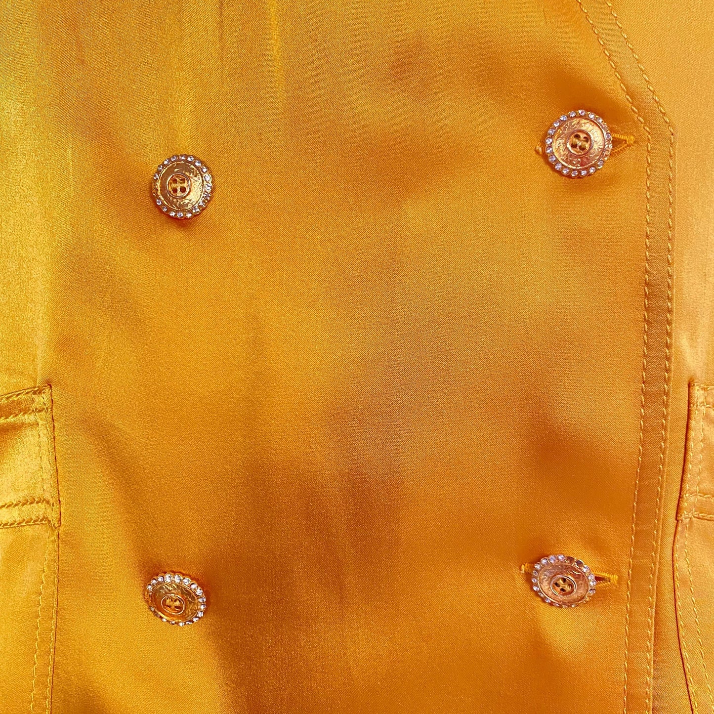 Chanel vintage silk skirt ensemble - S - 1990s