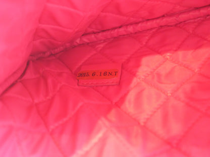 Chanel pink quilted clutch - 2015