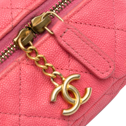 Chanel Sac Micro Caviar Chain Vanity Bag