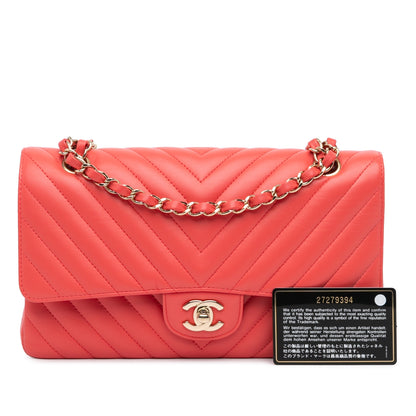 Chanel Sac Medium Classic Chevron Lambskin Double Flap