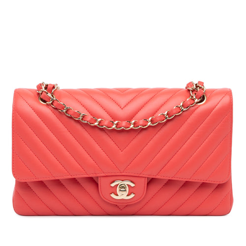Chanel Sac Medium Classic Chevron Lambskin Double Flap