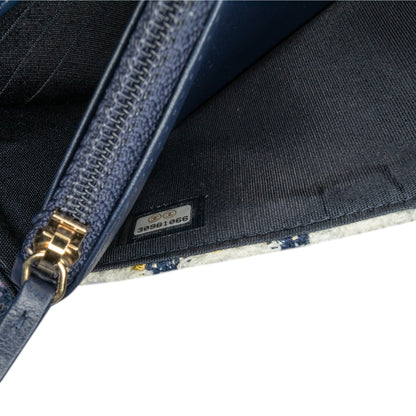 Blue Chanel Tweed 19 Wallet On Chain Satchel