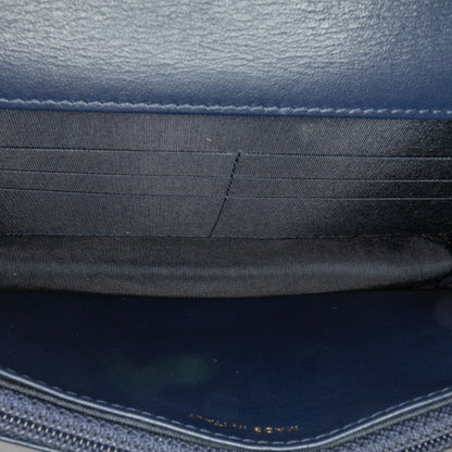 Blue Chanel Tweed 19 Wallet On Chain Satchel