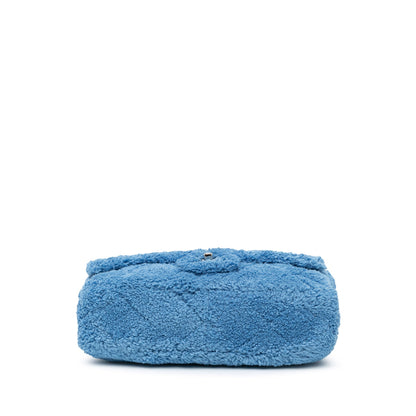 Chanel Sac Medium Quilted Terry Cloth Coco Beach Flap