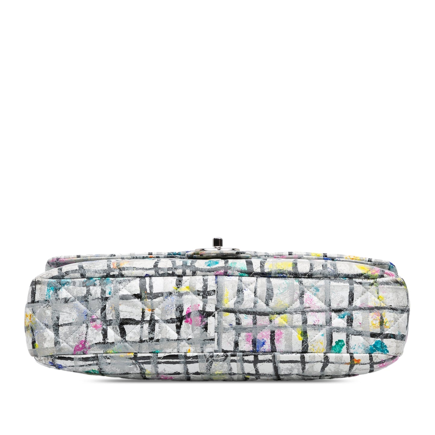 Chanel Sac Medium Calfskin Hand Painted Graffiti Flap