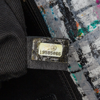Chanel Sac Medium Calfskin Hand Painted Graffiti Flap