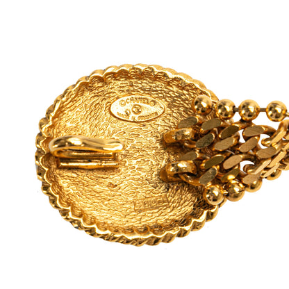 Gold Chanel Gold Plated Angel Chain Belt