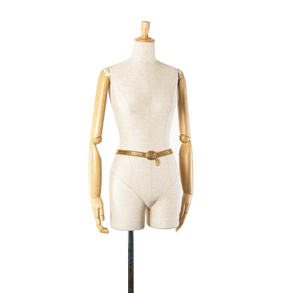 Gold Chanel Gold Plated Angel Chain Belt