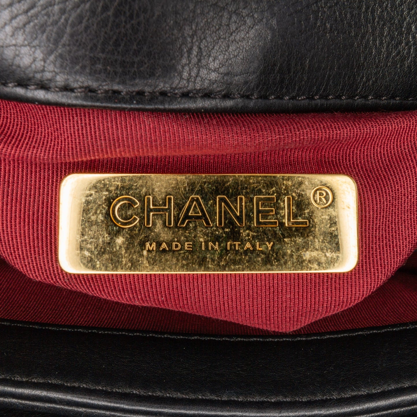 Black Chanel Quilted Calfskin Pearl CC Accordion Flap Crossbody Bag