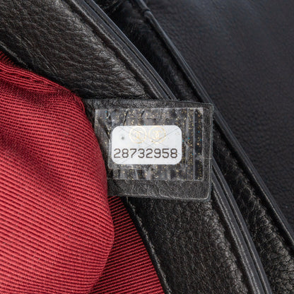 Chanel Sac Quilted Calfskin Pearl CC Accordion Flap