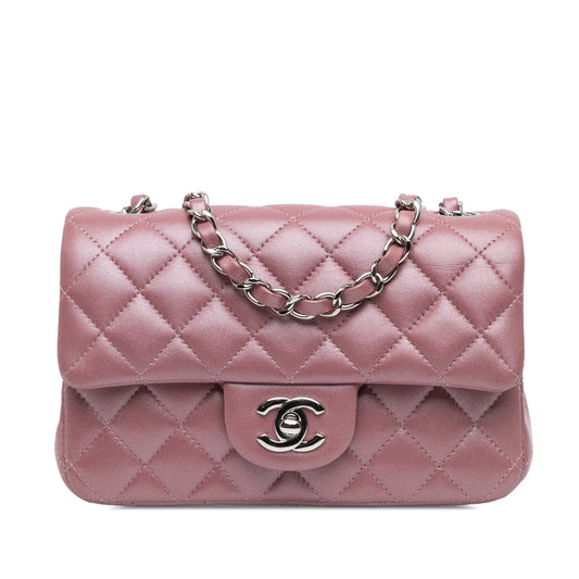 Chanel Sac Mini Rectangular Classic Lambskin Single Flap